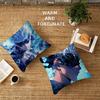 Jujutsu Kaisen Satoru Gojo Cushion Cover Polyester Sofa Cushions Decorative Throw Pillows Home Decoration Pillowcover