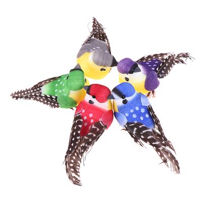 1X lindude simulatsiooni tehissulgede tuvid Feather Park Malli ornament