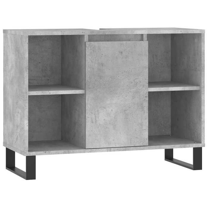 VidaXL Bathroom Cabinet Concrete Grey 80x33x60cm Engineered Wood 831640