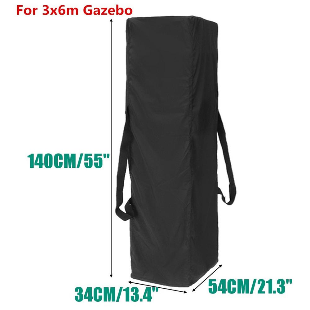 Tent Storage Bag Black Pavilion Tent Canopy Protector Covers Handle Design Canopy Tent Poles Storage Cover Bag Camping Equipment