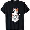 Cat Middle Finger Calico Flippin' Bird Tee T Shirt T-Shirt