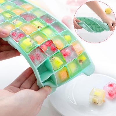 36 Grids Silicone Ice Cube Mold DIY Jelly Tray with Lid Mould Tool for Pudding Chocolate