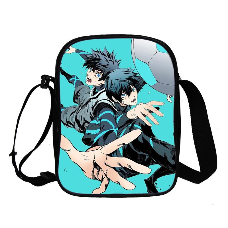 Neue Blaue Gefängnis Animation Peripherie 3D Vollfarbdruck Tragbare Umhängetasche Teenager Crossbody Tasche