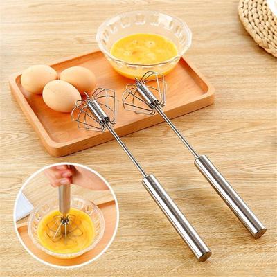 10 inç Paslanmaz Çelik Mutfak Yarı Otomatik Yumurta Çırpıcı Çırpma Süt Mikser Pişirme Aracı