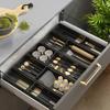 for Spoon Fork Knives Large Silverware Drawer Storage Utensils Oraganizer Dishes Separator Adjustable Flatware Cutlery Holder