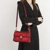 Red women's bag 2024 new niche design wedding bag bride's bag underarm bag fashionable crossbody handbag