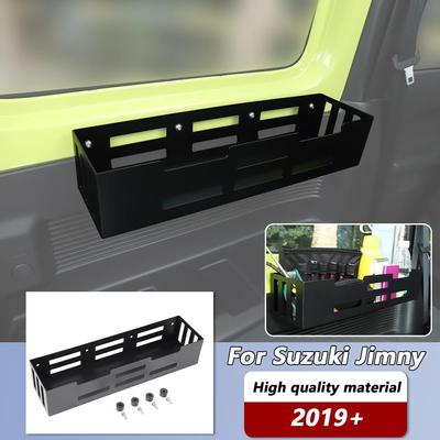 Trunk Side Storage Box Bracket Back Trunk Multifunctional Metal Organizer Box Suzuki Jimny 2019- 2023 Car Accessories