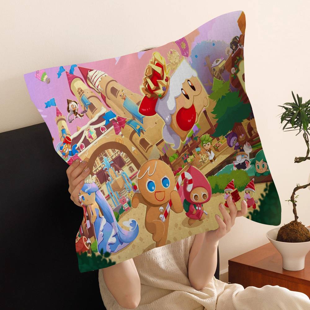 Spiel C-Cookie run K-ingdom Kissen Geschenk Heim Büro Dekoration Kissen Schlafzimmer Sofa Auto Kissenbezug Kissenhülle