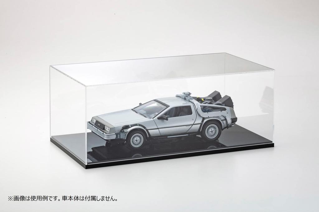 Kyosho Acrylic Display Case & Acrylic Base (Black) for 1/24 Scale Car Models (Diecast/Plastic Models) 7307