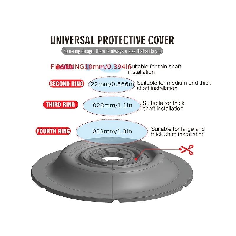 2pcs ABS Wiper Hole Covers Dust & Anti-Spontaneous Combustion Protection,Wiper Hole Protection Durable Wiper Covers for Car