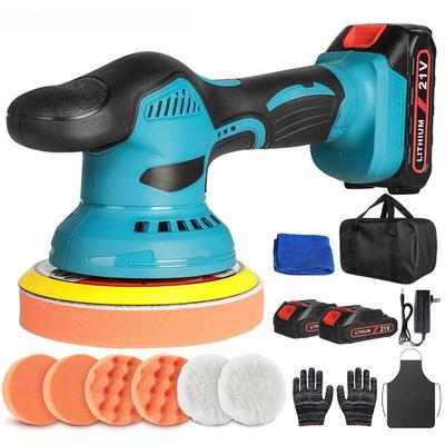 21V Handheld Integrated Automotive Polishing Machine Portable Electric Polishing Machine Household Waxing Sanding Tool