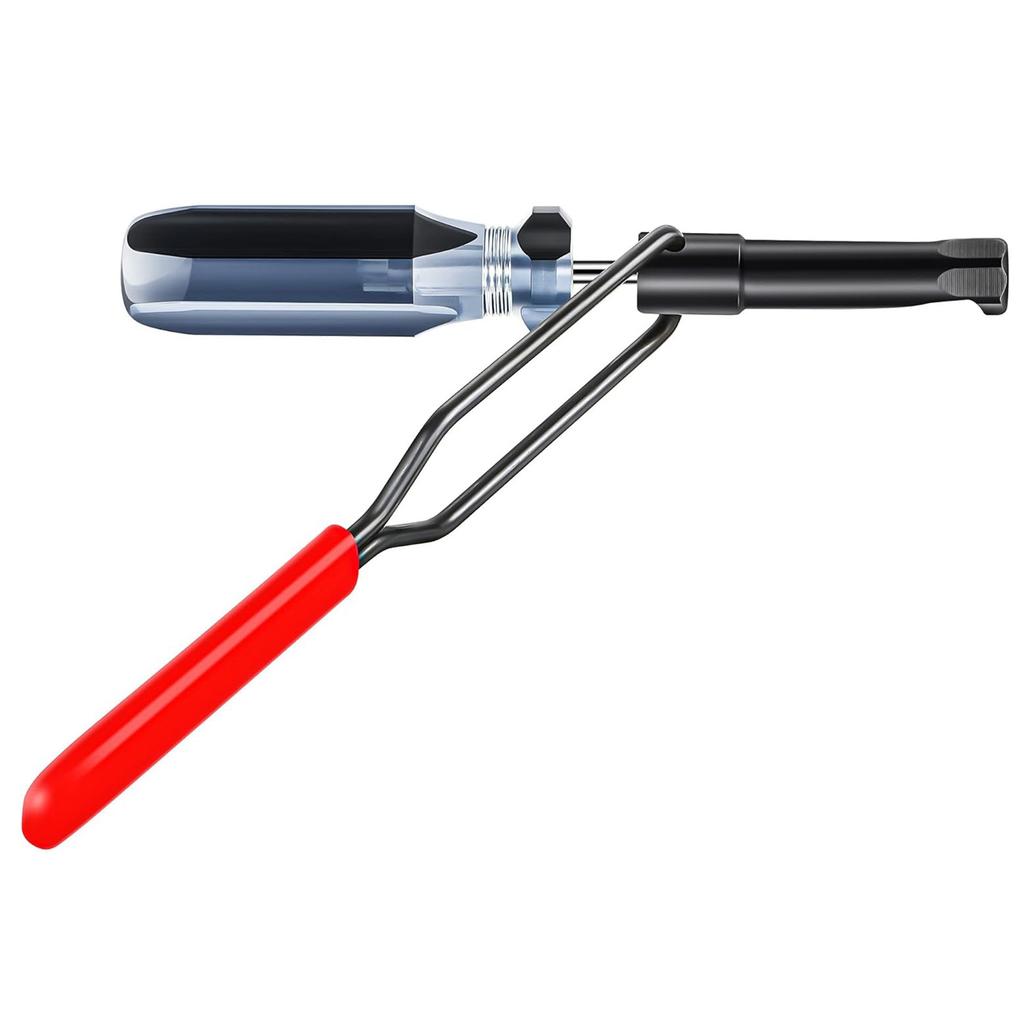 Lock Nut Valve Wrench Jam Nut Valve Adjustment Tool Stainless Steel 10mm Lock Nut Valve Adjustment Tool with 7 1/2in Long Handle