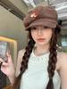 Instagram influencer beret women's summer thin British retro black design, niche and eye-catching small bud hat