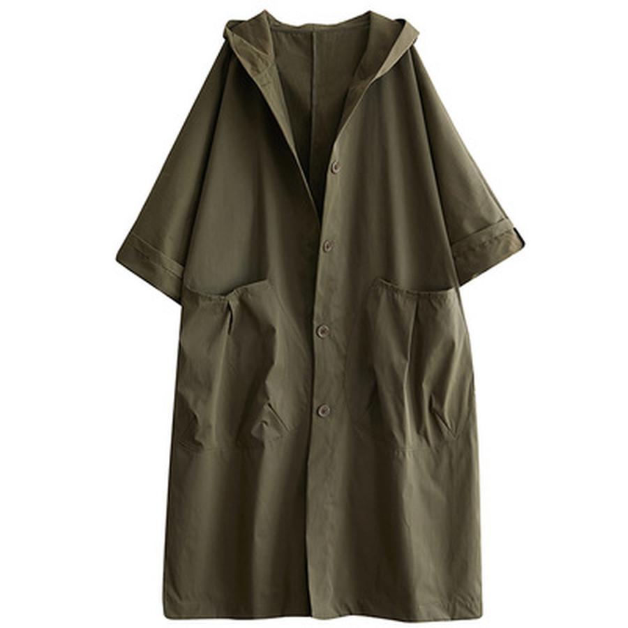 Spring New Arrivals Bohemian Oversized Maxi Coat with Large Pockets for Women, Hoodie, Commute, Casual
