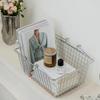 Large Capacity Mobile Trolley Storage Rack Convenient Book Shelf Snack Storage Basket  Livingroom