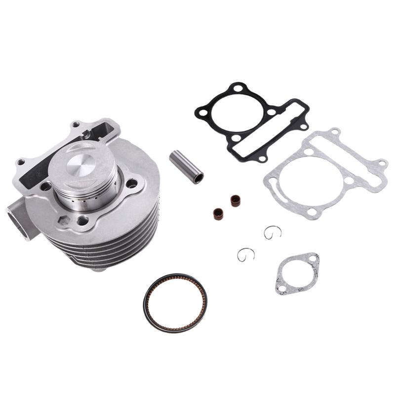 A58X-Motorcycle Cylinder Set Engine Casing Accessories Cylinder Piston Ring Gasket Oil Seal Kit DS150 WS150 GS150 ATV150