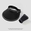 Summer Large Brimmed Empty Top Sun Protection Hat for WOMEN'S UV Protection Sun Hat Sun Protection Hat for Showing Face Small
