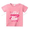 Hazbins Hotel Series Boys Girls TShirt Cute Kids Short Sleeve Tops Cartoon Print Child Clothing Summer Funny Birthday Gifts