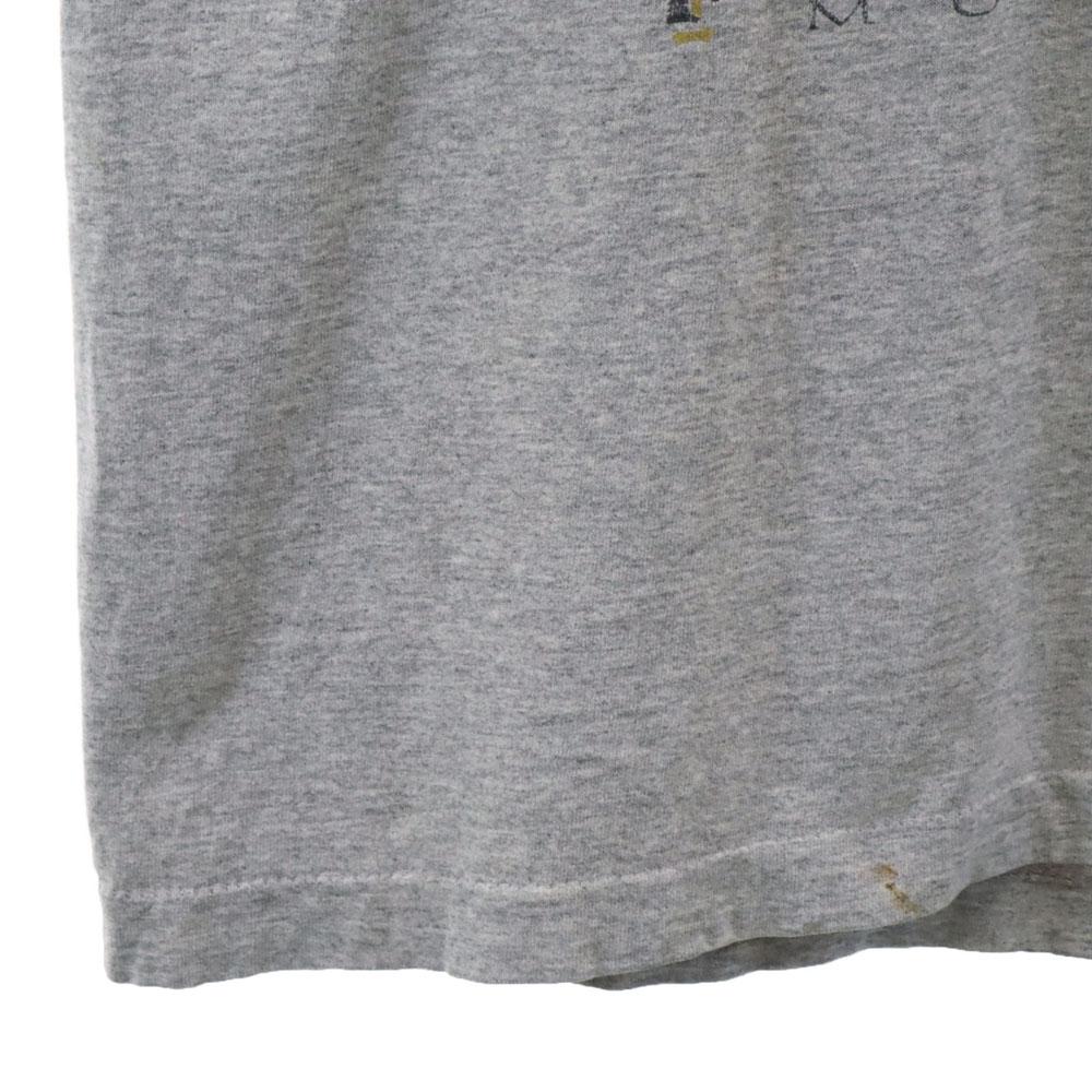 OLD 90s Double-sided Printing Short Sleeve T-shirt Gray Men's Used