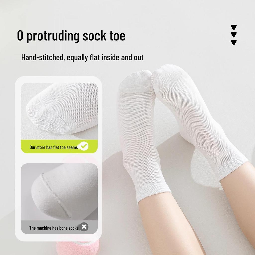 Kinder Einweg Sommer Kurze Socken - Waschfrei, Reisefreundlich, Mittlere Wadenlänge für Jungen und Mädchen