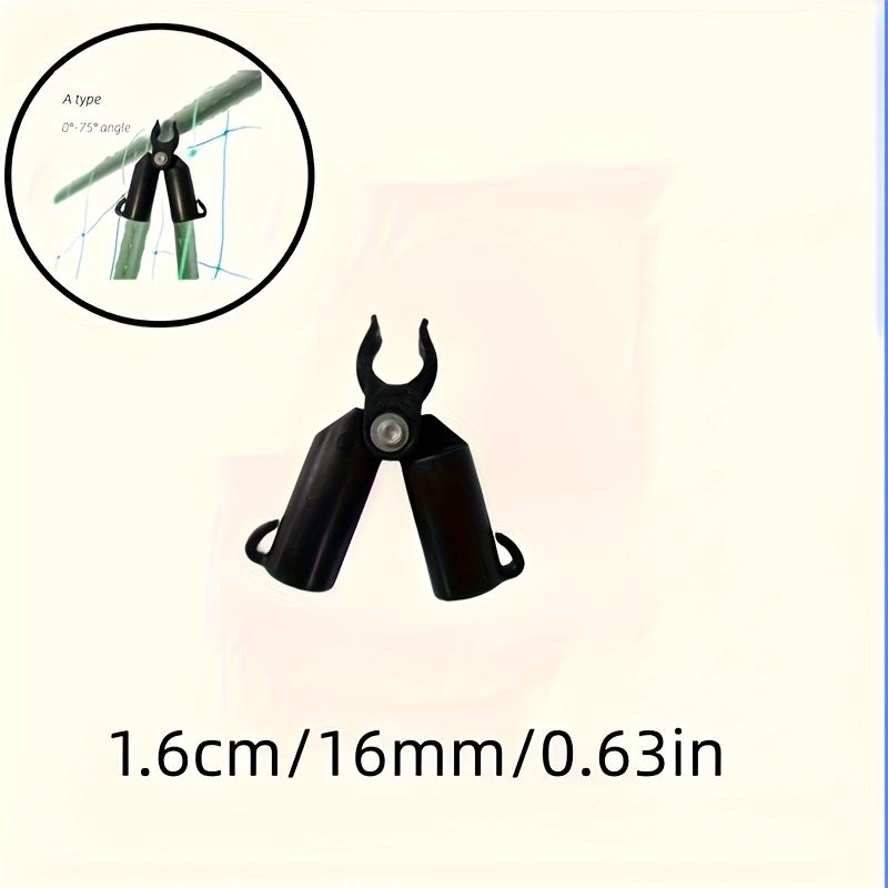 2pcs Greenhouse Frame Connectors Plastic Tube Components Garden Pole Connectors for Constructing a Greenhouse