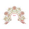 Gold Thread Glue-Free Skirt Children'S Adult Cherry Blossom Cloud Shoulder Ancient Clothing Hanfu Embroidery Piece Embroidery Cloud Ake Collar