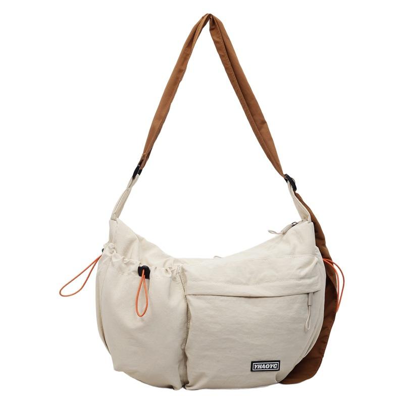 Fashion and foreign style, simple texture and trend, large-capacity bag 2025 autumn new casual women's shoulder messenger bag