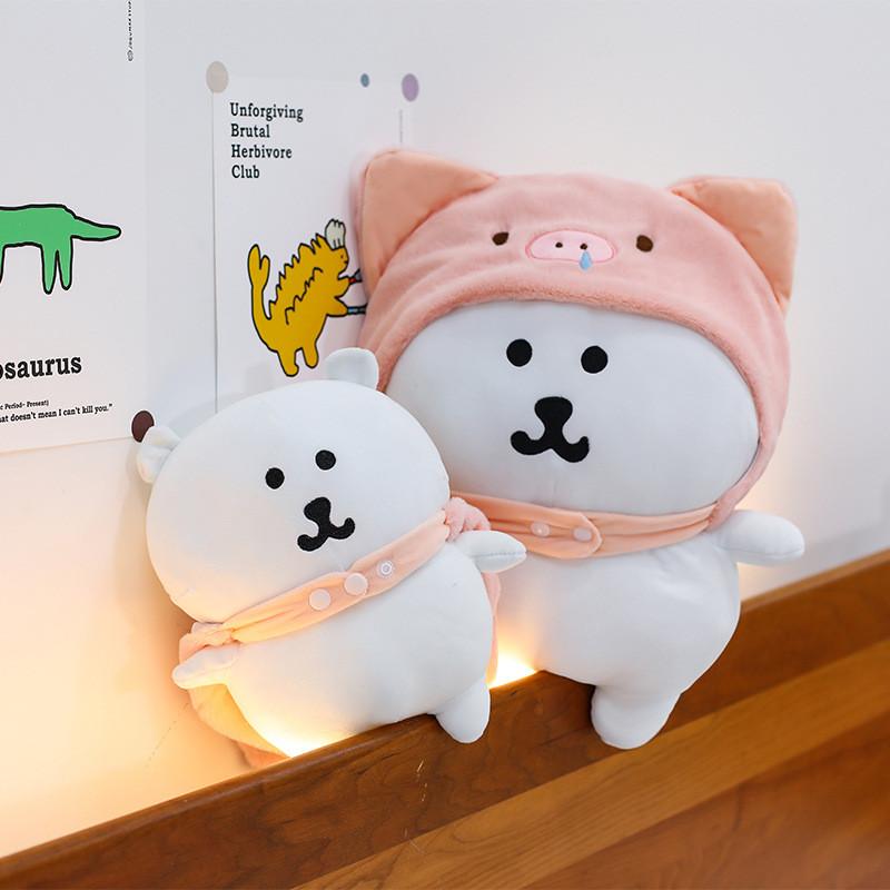 Joke Bear Plush Toy With Pig Hat Design For Kids Bedtime Comfort And Play