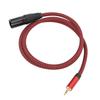 3.5mm Male to XLR Male Cable Unbalanced 3.5mm AUX to XLR Male Microphone Cable for Phone Tablet Laptop Microphone