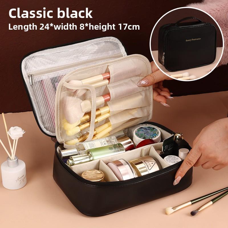 New Waterproof Large-Capacity Multi-Layer Makeup Bag Portable Travel Toiletry Bag with Handheld Design for Business Trips