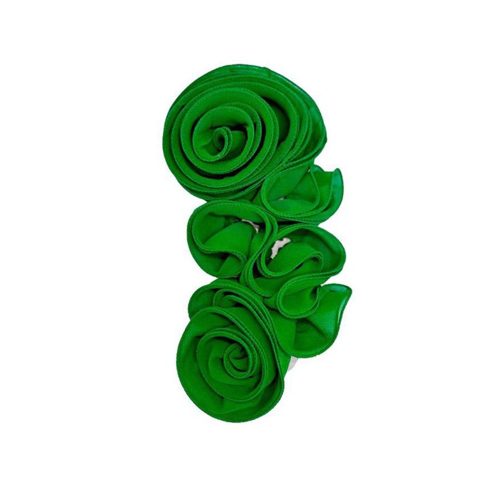 Big Flower 3D Floral Patch Folded Design DIY Chest Flower Handmade Floral Applique Wedding Dress