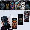 Cartoon Art Owl Phone Case for Samsung S20 S21 S21S S22 S23 S24 FE Ultra Plus Lite F06 F16 M06 M16 M56 A07 A17 A36 A37 A55 A57