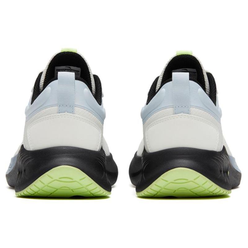 Anta Stinger SE Shock Absorbers With Slip Resistant Features Low Top Casual Running Shoes Men's White Blue Sneakers 912315585-1