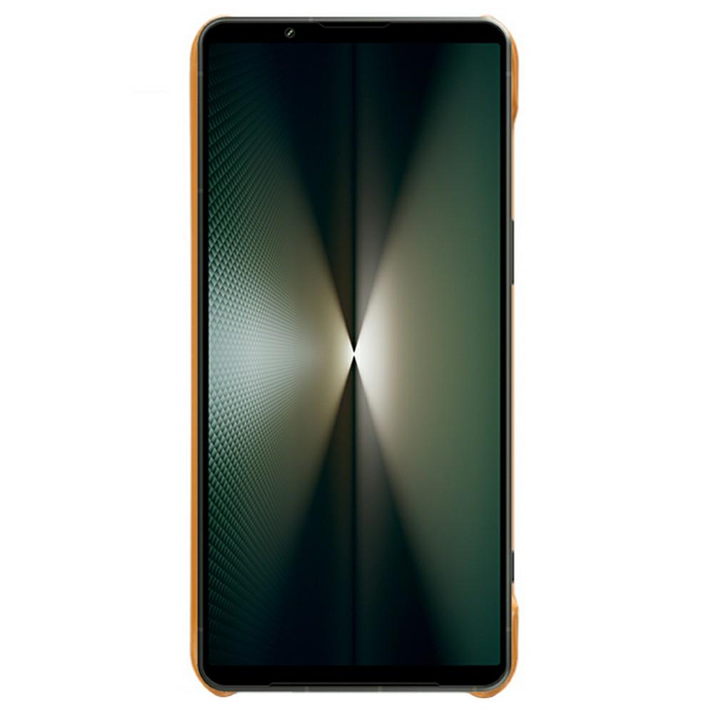 Pro pouzdro Sony Xperia 1 VII Textura telete PU kůže Tvrdý PC Ochranný kryt na telefon