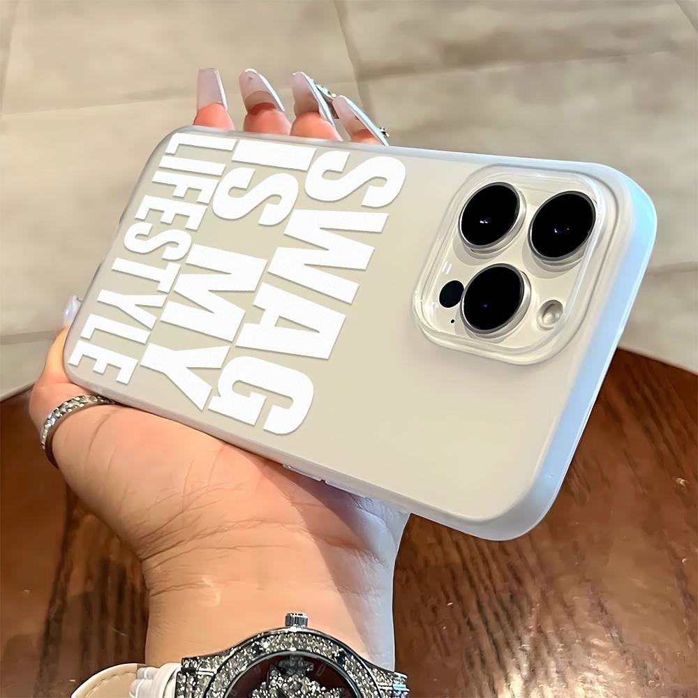 

SWAG is My Lifesytle Phone Case For IPhone 17 Case IPhone 16 Pro Max 11 15 14 12 Pro Max 7 8 Plus Air Silicone Soft Cover iphone 11 Pro