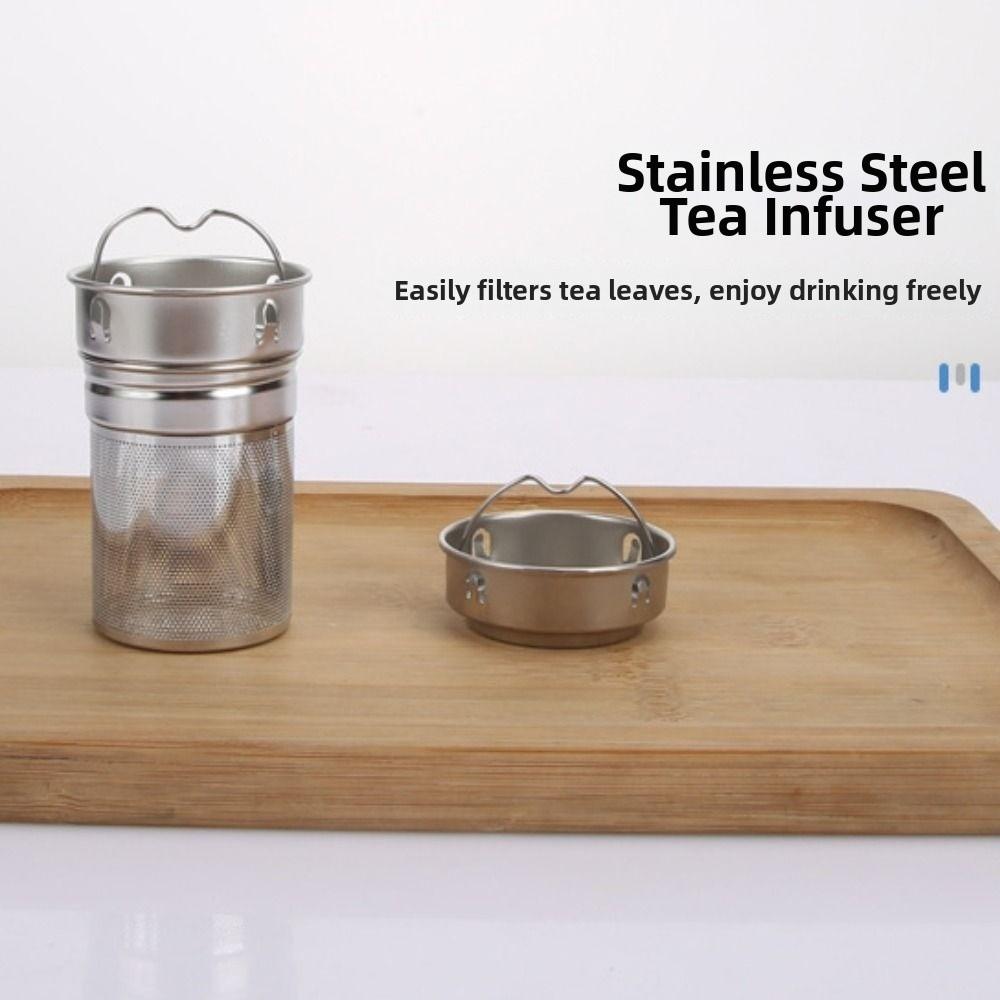One Click Opening Tea Separation Cup Anti-Scald Infuser Tumbler Glass Water Bottle Office Home Use