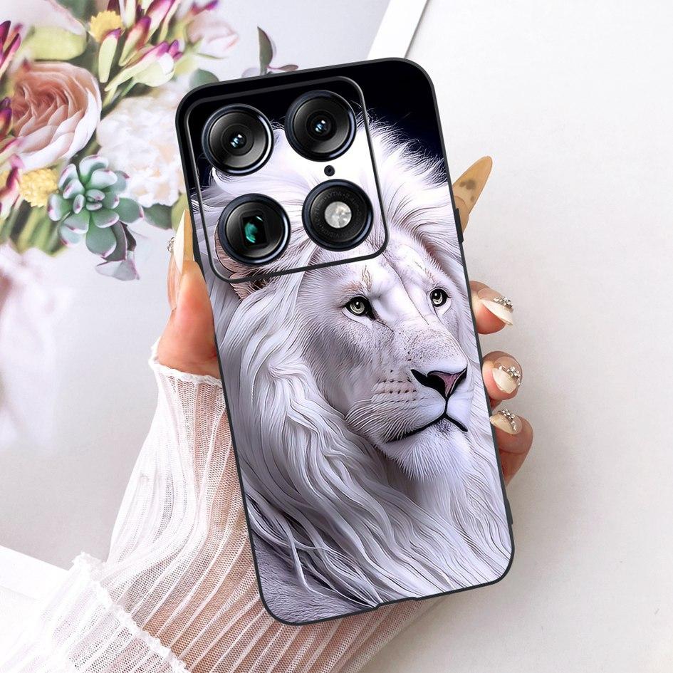 For Motorola Signature 2026 Case Popular Flower Marble Painted Cover Soft Silicone Black Phone Shell For Moto X70 Air Pro Fundas