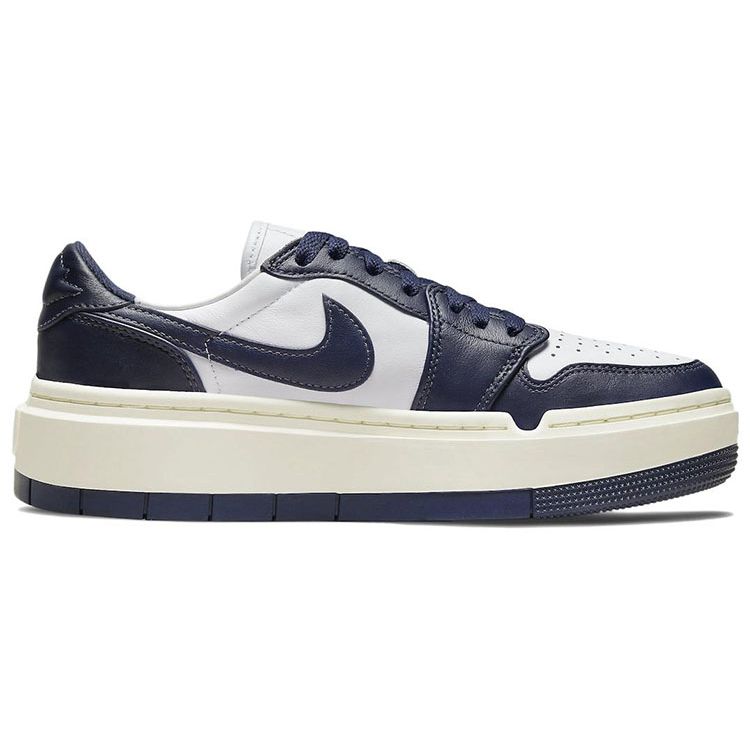 Air Jordan 1 Elevate Low Midnight Navy Dames Sneakers Wit Zeil DH7004-141