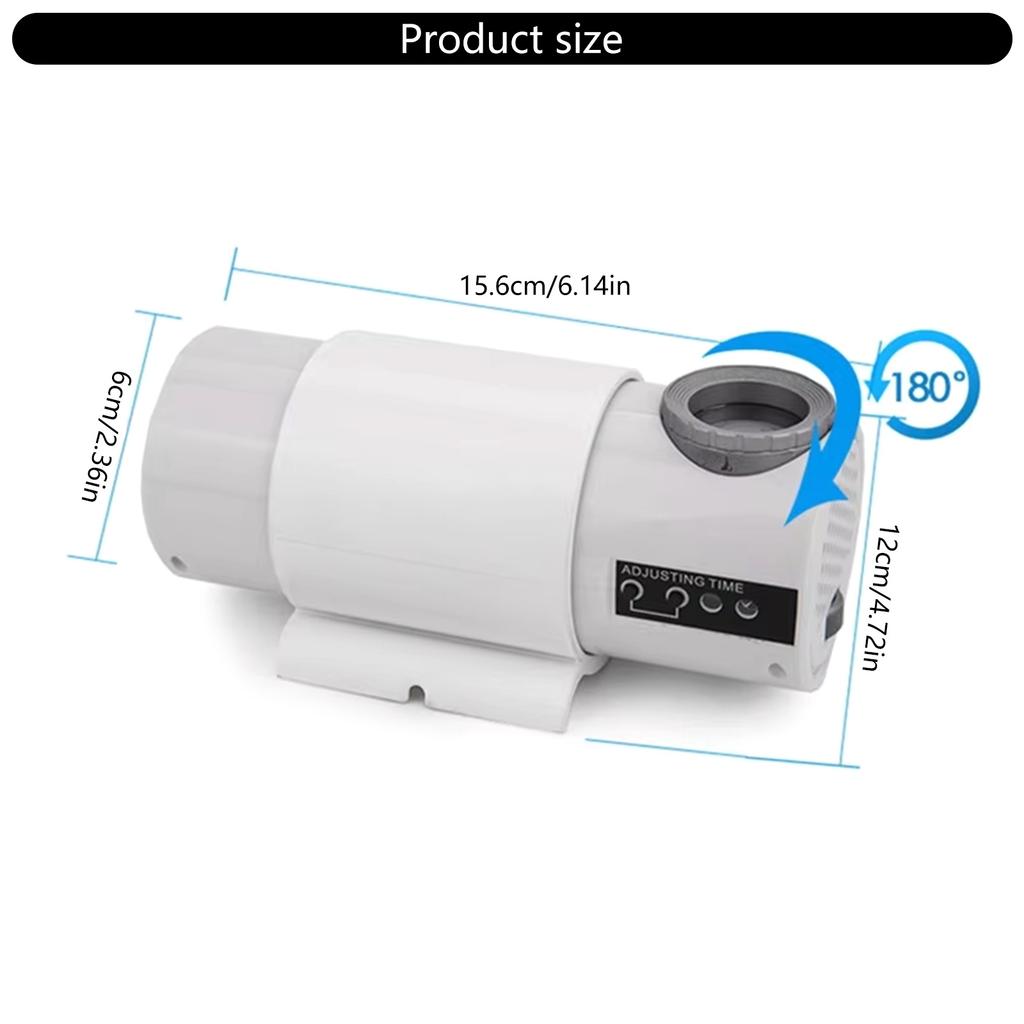 LED Wall Projection Clock with Remote Control and Arabic Numerals for Students and Professional Convenient Time Display