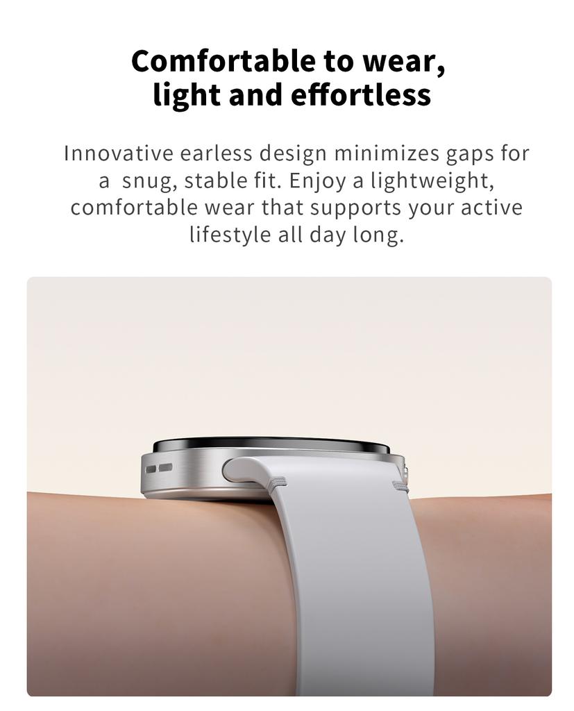 2025 New HD8 Mini Android Smart Watch with Silica Gel Touch Screen, Heart Rate Monitoring & IP68 Waterproof