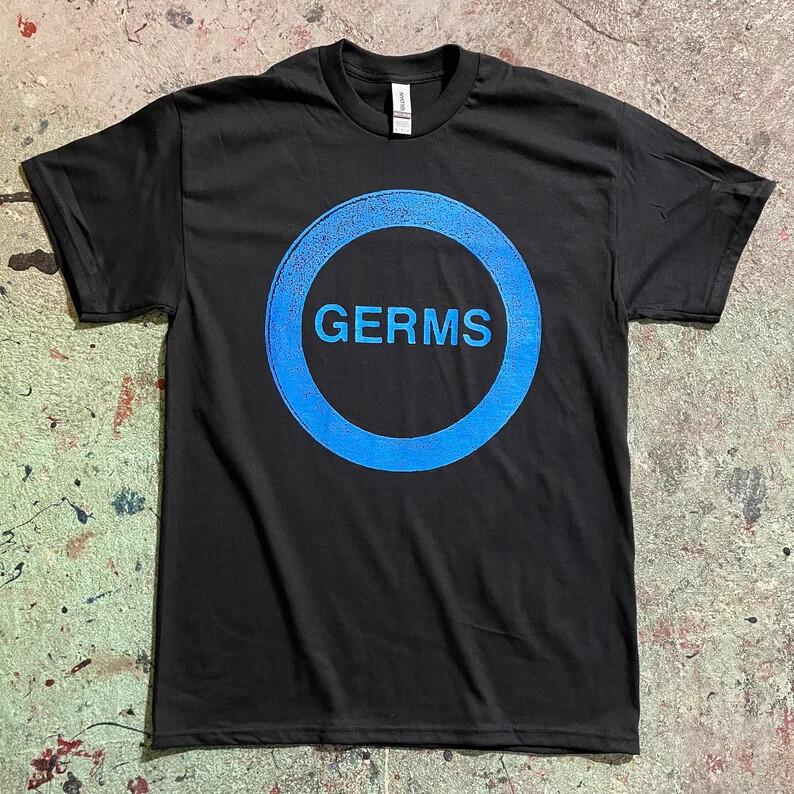 

Germs Punk Rock T Shirt Vintage Hardcore Minor Threat Poison Ideas Black Flag X Unisex T-Shirt XXXXL
