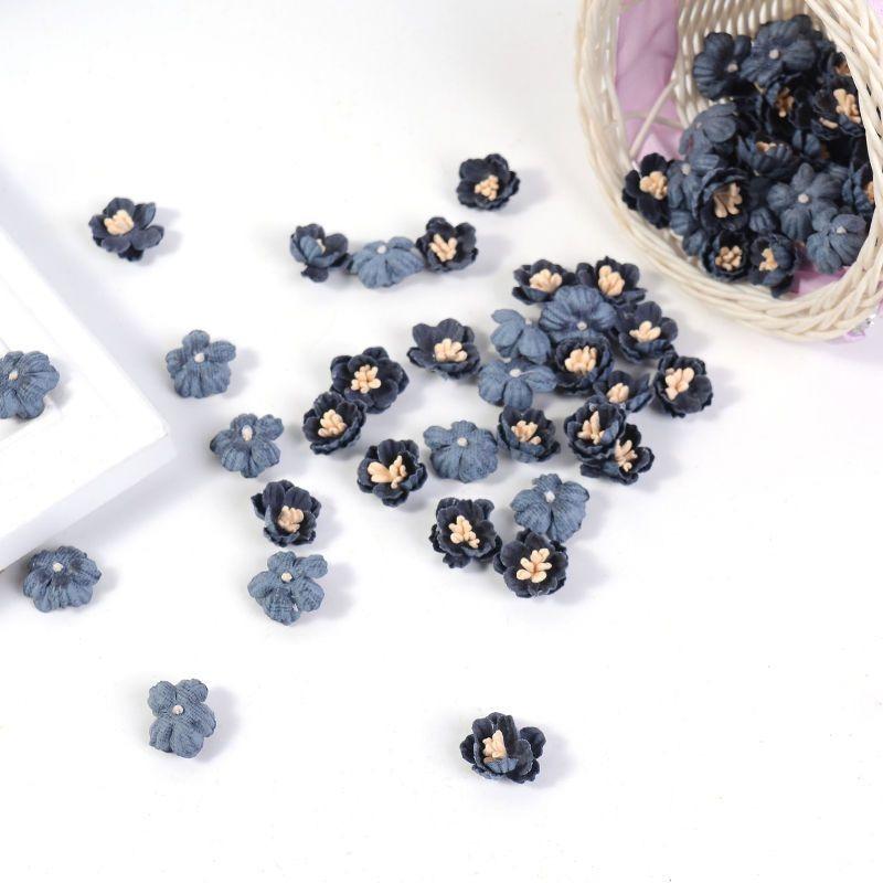 

10Pcs 2cm Artificial Flowers Heads for Home Decor Wedding Decoration Fake Flowers Garlands DIY Craft Gifts Scrapbook Accessories 10Psc