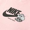 Nike Logo Print Crew Neck Short Sleeve T-Shirt Men Tops Pink FB9804-686