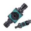 2 Way Hose Splitter For Garden Hose Leakproof Quick On/Off Water Hose Connector Garden Hose Faucet Splitter For Agricultural