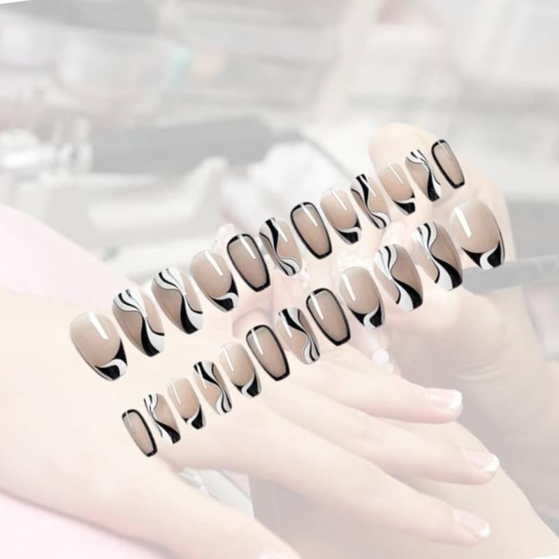 Wear Handmade Nail Fashion Casual Simple Exquisite Classic Nail Style Patch