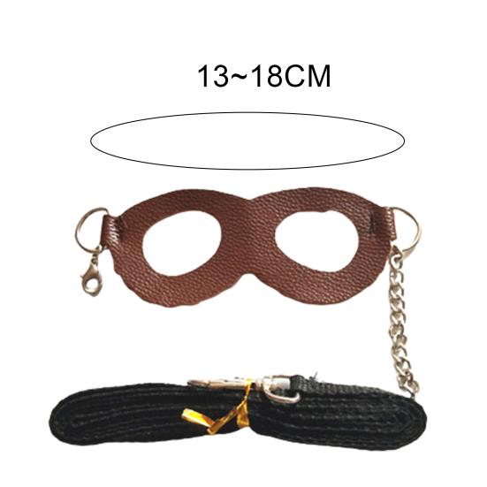 Squirrel Harness Anti-knot Leash Chest Anti-biting Faux Strap Leather Pet
