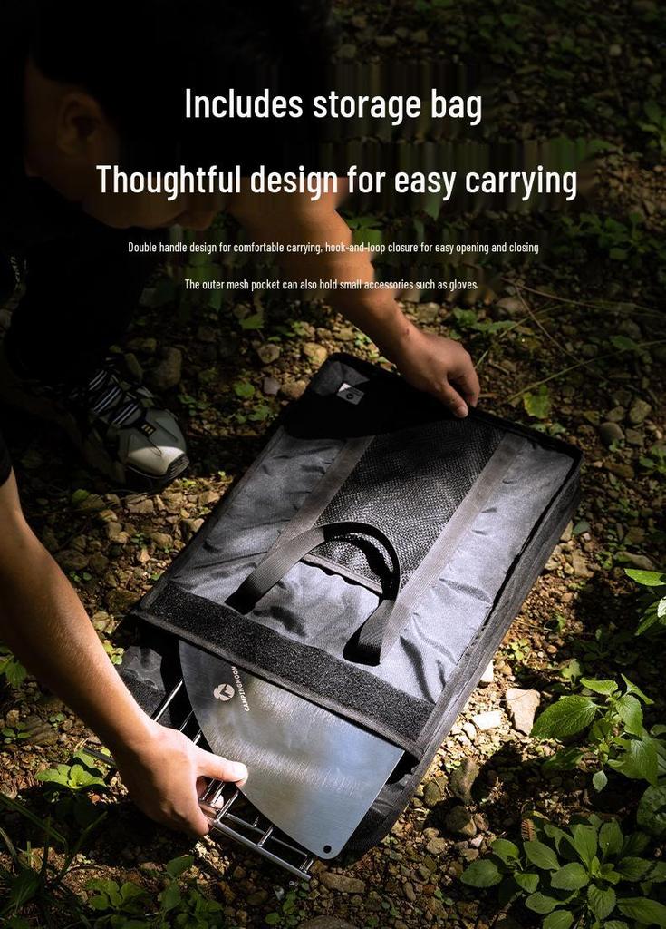 Keman A3-Q Stainless Steel High-Temperature Resistant Foldable Firebed Petal Design
