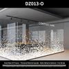 Two-way Mirror Geometric Glass Door Decorative Sticker for Office & Restaurant