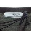 PRADA  44 cardigan black silk/cotton Women
