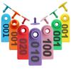 Sheep Ear Tags 001-100 Number Tags Livestock Animal Tags Ear Tag Applicator for Cows Goats Sheep Pigs Farm Animals